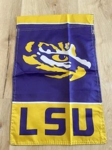 LSU Tigers Golf Cart Flag 12.5"x18" Banner Louisiana State University NCAA - Picture 1 of 4