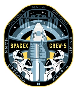 SpaceX Crew 5 Vinyl Sticker - 2.5 inch x 3 inch - Picture 1 of 1