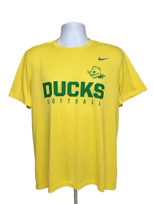Oregon DUCKS Softball NIKE Dri-Fit TEE SHIRT      Men's  L - Image 1 of 3