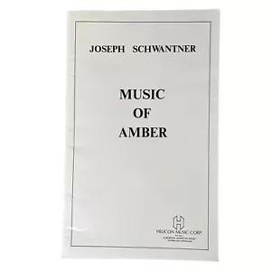 Music of Amber for Chamber Ensemble - Study Score - Picture 1 of 7