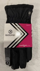 Isotoner Smart Touch Winter Gloves Extra Small / Small Womens Black - Picture 1 of 3