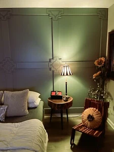 Pre-cut 10'x10' Wall Molding Trim Kit- Easy Install - Ceiling Decor -Wainscoting - Picture 1 of 10