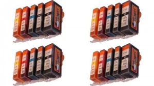 20 XL Chip Patronen für Canon Pixma MG8240 MG8250 MX715 MX884 PGI-525 CLI-526 - Bild 1 von 3
