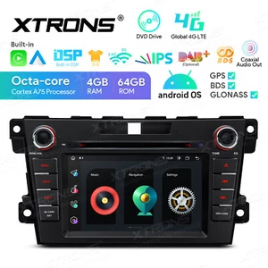 AHD CAM+ 7" Android 14 8-Core Car Stereo GPS DVD Radio 64GB WiFi For Mazda CX-7 - Picture 1 of 16