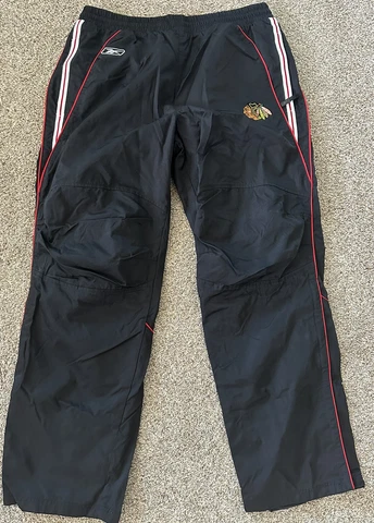 Chicago Blackhawks- NHL Reebok - Windbreaker Pants - Platinum Collection Series Cover
