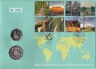 Pnc Australia/Uk 2005 World Heritage Sites Ram 50c Coin & Uk 50p Coin L/E 30000