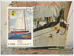 Block 170 Olympic City of Kiel 1972 Sailing Discipline - Picture 1 of 1
