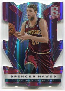 2013-14 Panini Spectra Red Die Cut Variations 55 Spencer Hawes 21/25