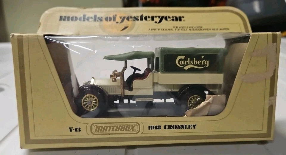 Matchbox Models Of Yesteryear 1918 Crossley Y-13 1978 nuevo en caja Foto 1 de 4