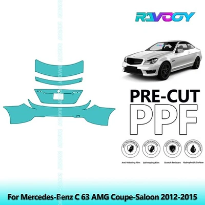  Kit de protección de pintura PPF para Mercedes-Benz C 63 AMG cupé salón 2012-2015 Foto 1 de 4
