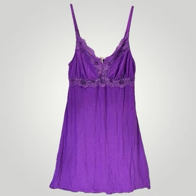 Camisón Fleur’t Purple Chemise correas ajustables nuevo con etiquetas talla M/L Foto 1 de 4