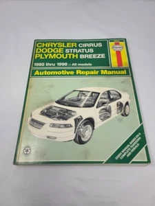 Haynes Repair Manual 1995-1998 Chrysler Cirrus Dodge Stratus Plymouth Breeze - Picture 1 of 2