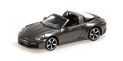 MINICHAMPS 870069064 1/87 Porsche 911 992 Targa 4 2020 Verde Metallico Vettura - Immagine 1 di 4