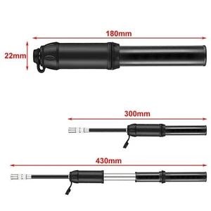 Mini inflador de neumáticos de aleación de aluminio Presta Schrader bomba de aire para bicicleta - Imagen 1 de 14