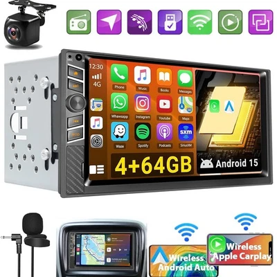 Para 2003 2004 2005-2011 HONDA Element Android 15 GPS Estéreo FM CarPlay BT 4GB Foto 1 de 4