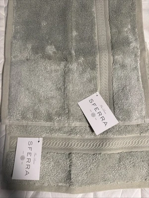 2 SFERRA Jade Washcloths NWT - Изображение 1 из 4