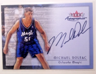 2000-01 Fleer Tradition Autographics Michael Doleac en tarjeta Auto Magic Foto 1 de 2