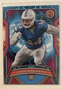 Amortiguador Topps Resurgence Chop Robinson R/C azul/rosa 2025 - Imagen 1 de 2