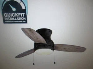 Home Decorators Ashby Park 44 in. Integrated LED Bronze Ceiling Fan with Light - Picture 1 of 8