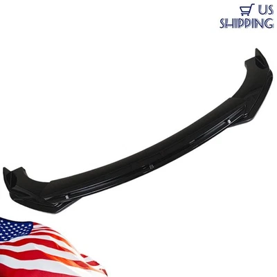 Kit de alerón divisor de labios parachoques delantero negro brillante para Dodge Durango SRT GT Foto 1 de 4