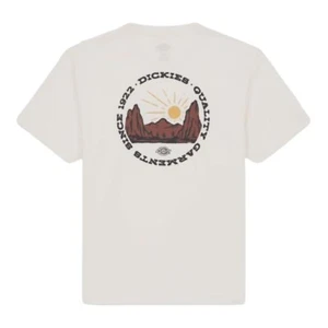 Dickies Outdoor T-Shirt Egret (Back Print) Skate Lifestyle Tee Free Delivery - Picture 1 of 2