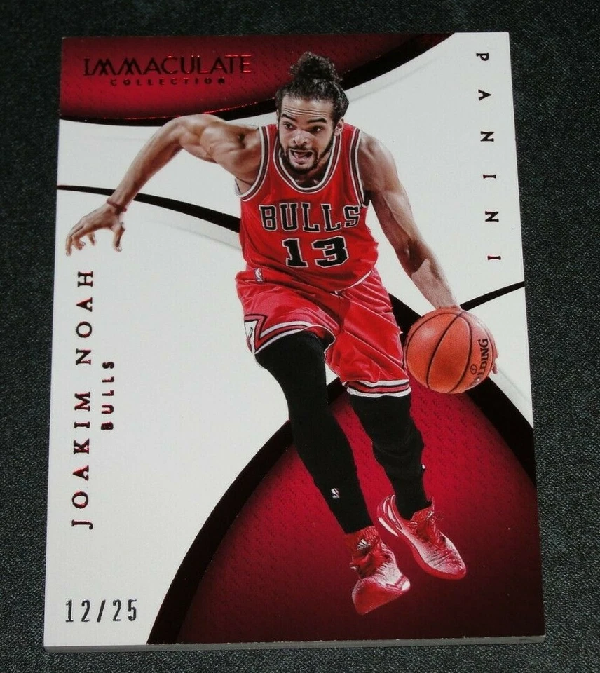 2014-15 Panini Immaculate JOAKIM NOAH #41 Red Foil Variant/25 Chi BULLS - Gators - Image 1 of 2