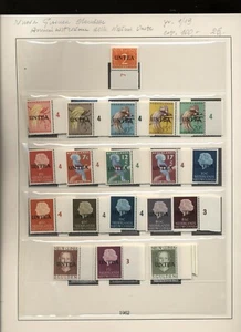 Dutch New Guinea 1962 Overprinted UNTEA Complete Series New Integral MNH N2147 - Picture 1 of 1