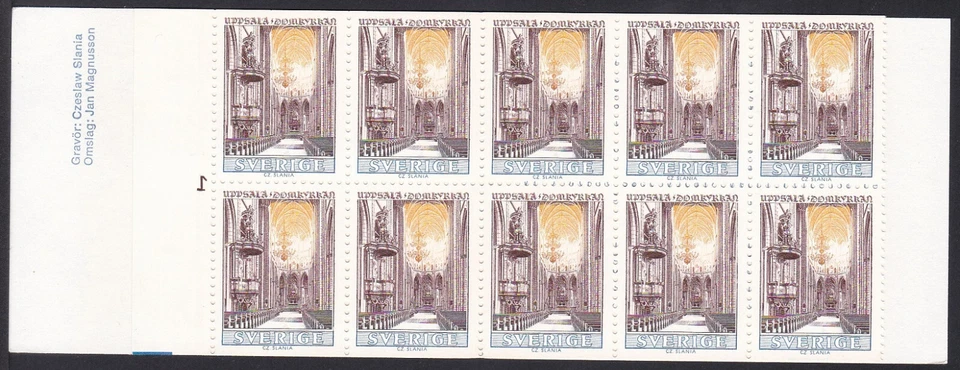 Sweden Sc721 Architecture, Uppsala Cathedral, Test Proof with Character 1 - Image 1 of 1