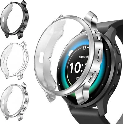 3 Packs Screen Protector Case for Garmin Venu 3S (41mm) Soft TPU Plated Bumper - Image 1 of 4