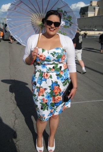 VALENTINO Abito a tubino floreale Sweetheart taglia 16