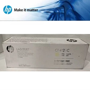 HP 410X Wysokowydajny żółty toner Laserjet Print Cartridge Wkład do druku w idealnym stanie Oryginalny - Zdjęcie 1 z 6