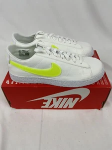 Nike Blazer Low Pop Sneaker Shoes White AQ5604 101 Sz 6.5Y Youth / Sz 8 Womens - Picture 1 of 7