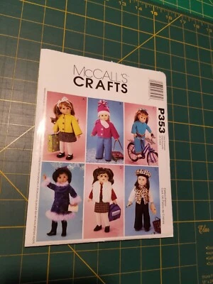 McCall's Crafts P353 - 18" Doll Clothes - Image 1 of 2
