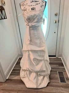 NWT Vtg JESSICA MCCLINTOCK Gunne Sax BRIDAL Wedding Dress Tierd Embroidery 5 - Picture 1 of 16