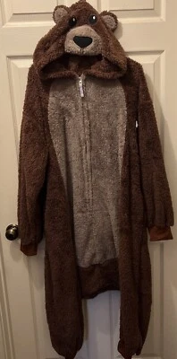 Funziez! Disfraz de Oso Sherpa Adulto Peluche Una Pieza Juegos con disfraces Unisex Talla XS Foto 1 de 4