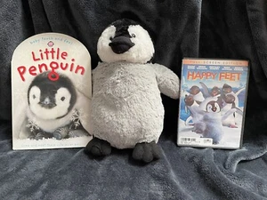 Warner Bros. Happy Feet DVD, Little Penguin Board Book & Penguin Plush - Picture 1 of 8