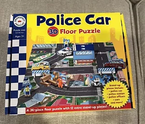 Veicoli di emergenza 3D - Puzzle da pavimento per auto della polizia - Foto 1 di 3
