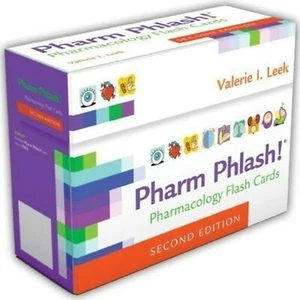 Pharm Phlash!: Pharmacology Flash Cards by Leek, Valerie 2nd Edition - Picture 1 of 6