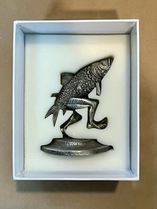 Jim Pollock Walking Phish Zinn Skulptur Statue Kunst Flaschenhals selten - Bild 1 von 5