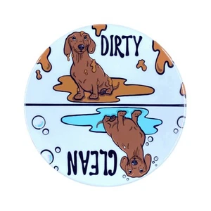 Imán de lavavajillas marrón Dachshund Wiener perro cocina accesorios decoración - Imagen 1 de 11