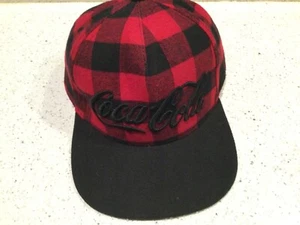Truckermütze Coca Cola rot und schwarz kariert RAR 2016 - Bild 1 von 3