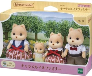 Calico Critters Caramel Dog Family FS-35 Doll EPOCH Japan Sylvanian Families - Picture 1 of 7