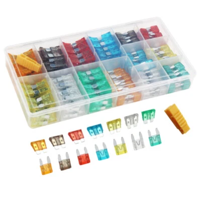 220pcs Car Blade Fuse Box Assortment Fuses Set for Truck RV Boat Motorcycle ATV - Image 1 of 4