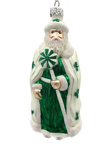 Patricia Breen Tréboles de Papá Noel del Norte Día de San Patricio Adorno de Navidad - Imagen 1 de 8