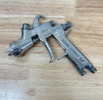 ANEST IWATA LPH400-LV4 Extreme Series HVLP Gravity Feed Spray Gun 400LV 1.5 F - Image 1 of 4