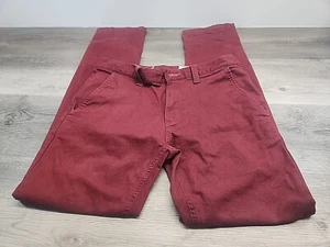 CCS maroon Burgundy Slim Fit Pants 31x32 - Picture 1 of 5
