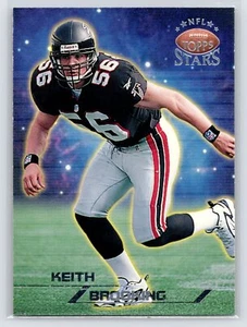 Keith Brooking 1998 Topps Stars Silver Star SN,RC #/3999 #143 Atlanta Falcons - Picture 1 of 2