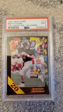 1991 Wild Card Collegiate Draft Pick 20 Stripe #119 Brett Favre RC Rookie PSA 9