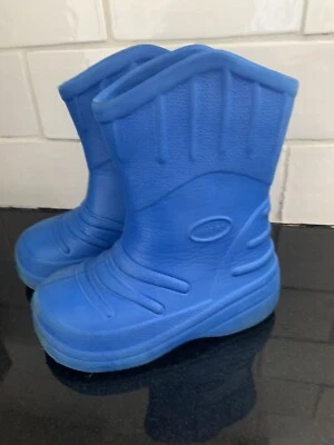 Botas de Lluvia Azul Niños Niños Talla 5 Marca I Play Foto 1 de 3
