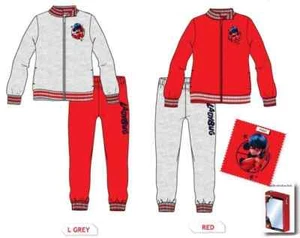 Tuta tranning Miraculous Ladybug rossa/grigia o grigia/rossa in confezione regalo - Foto 1 di 3